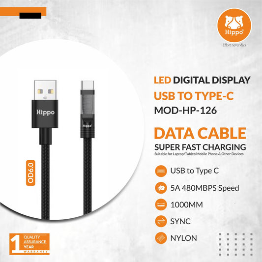 LED Digital Display USB to TYPE-C MOD-HP-126