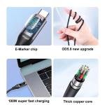 Hippo 100W USB Type C to Type C Digital Display Cable 1mtrs HPO-129