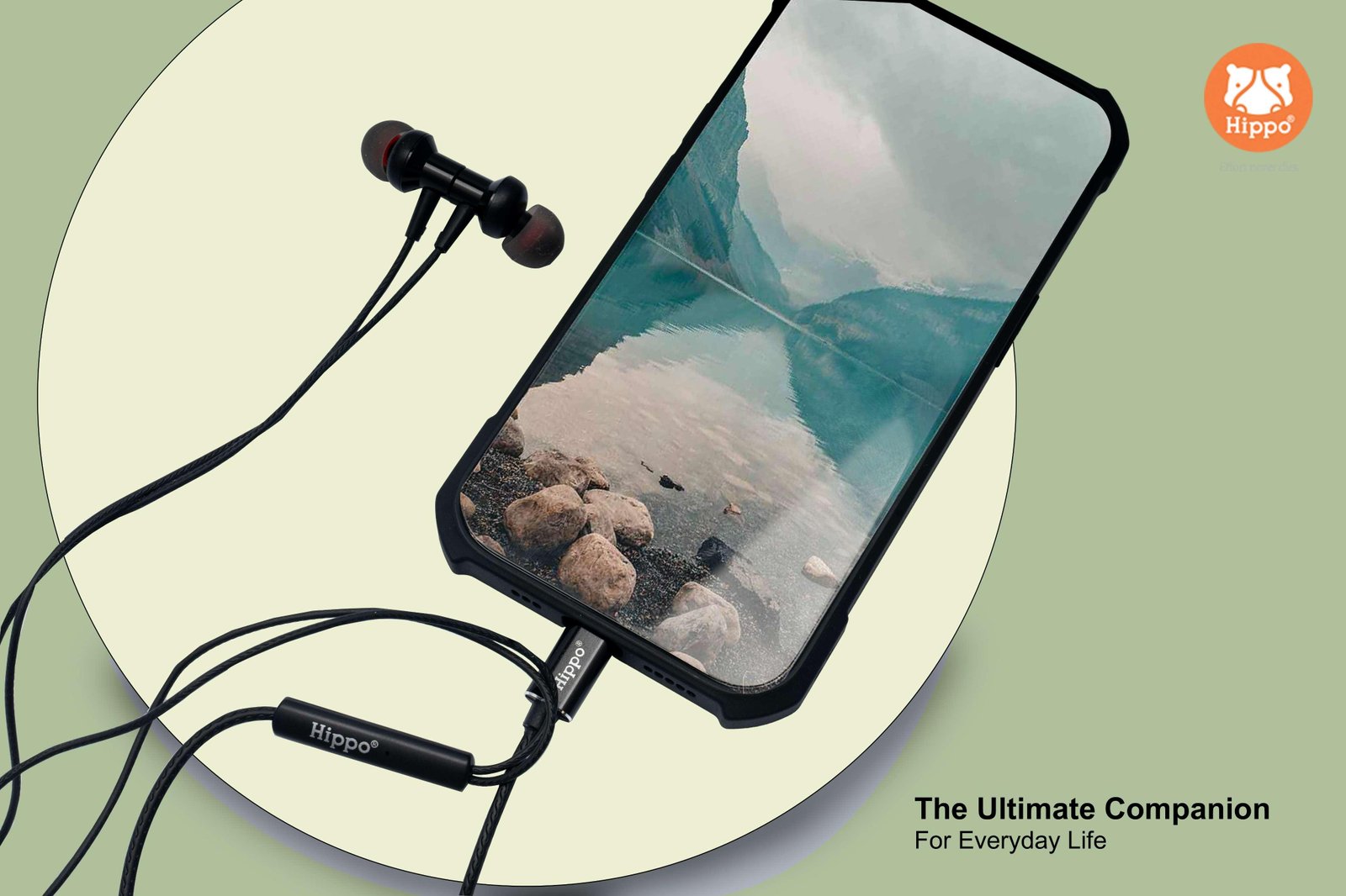 Hippo Type C Wired Branded with Metal and Magnetic Earphone HPO-810C