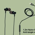 Hippo Type C Wired Branded with Metal and Magnetic Earphone HPO-810C