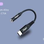 Hippo Type C To Aux 3.5mm Audio Metal Jack HPO-C21